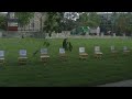 16 chairs displayed outside National United Methodist Church in DC to honor Uvalde, Texas victims