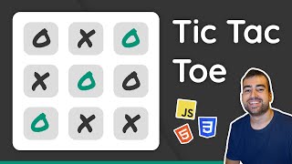 Building a Tic-Tac-Toe Game with HTML, CSS & JavaScript Tutorial For Beginners (Project)