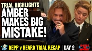 EPIC WIN For Johnny Depp! Amber Heard’s Lawyer Makes BIG MISTAKE!  | Trial Day 2 Recap