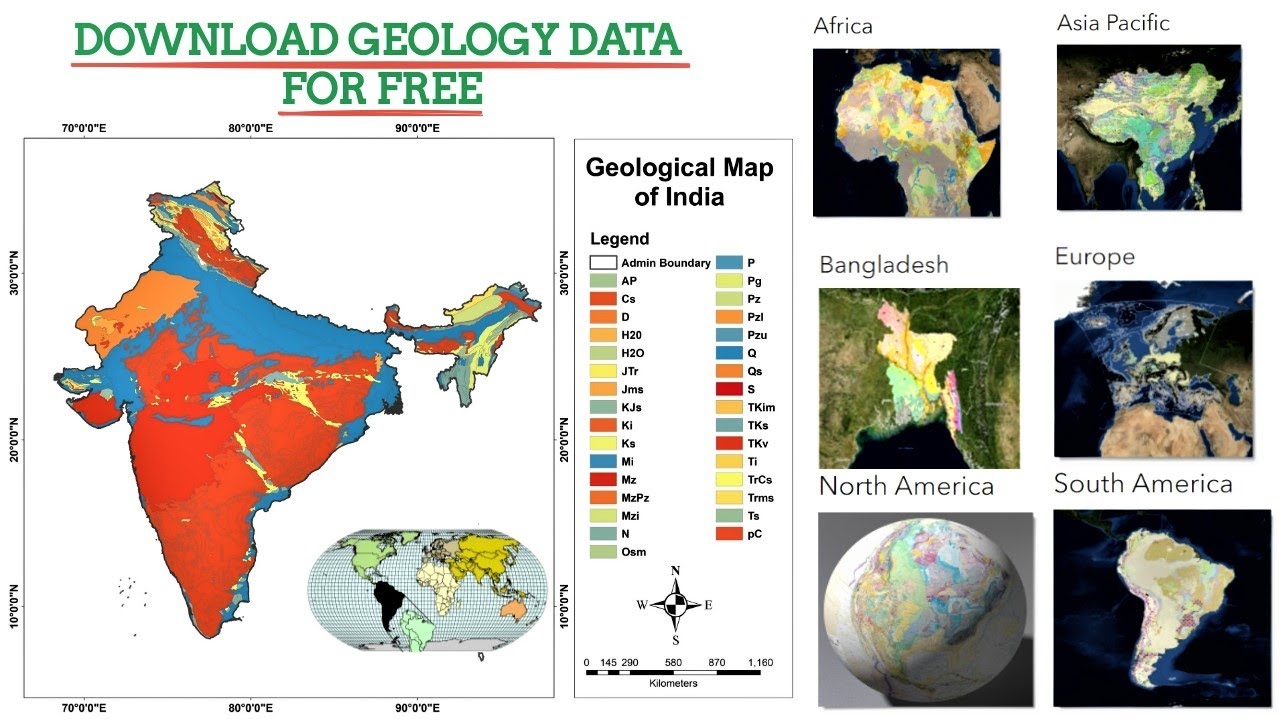 Geology Data Shapefile For Any Location Youtube