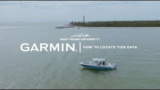 Garmin Marine GPS Tutorials - How to Locate & Read Tide Data on GPS Chart Plotters