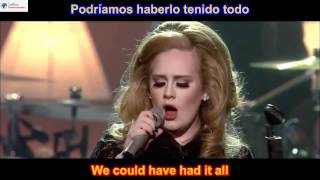 Rolling In The Deep - Adele (SUBTITULADO EN INGLES ESPAÑOL LYRICS SUB HD )