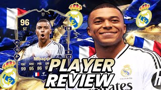 96 TOTY MBAPPE PLAYER REVIEW! TEAM OF THE YEAR MBAPPE - FC 25 ULTIMATE TEAM