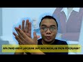 TES INTERVIEW #12: APA YANG ANDA LAKUKAN PADA SAAT ADA MASALAH PADA PEKERJAAN?  #AGANANYA