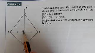 9. Sınıf Üçgende kenar orta dikme