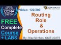 Free CCNA | 122- Routing Role & Operations | Day 6 | CCNA 200-301 Complete Course