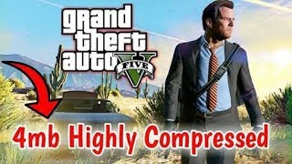 How to Download GTA5 on pc game only 4MB  highly compressed 100%