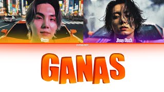 Jungkook, Suga (IA) - GANAS (Color Coded Lyrics)