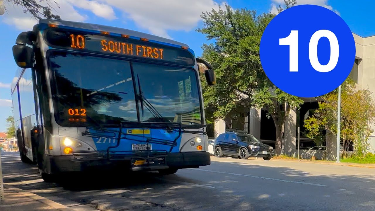 Austin CapMetro Bus 10, Downtown Austin To Dawson Via 1st Street ...