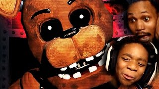 BROS TAG-TEAM FNAF 2! | Five Nights At Freddy's 2 (With My Little Brother!)
