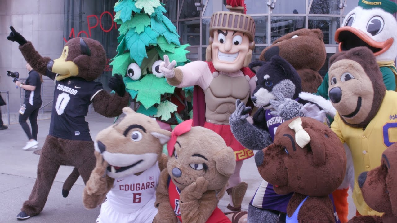 2018 Pac-12 Women's Basketball Tournament: Pac-12 Mascots Descend On ...