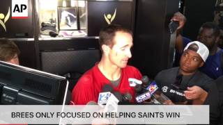 Saints QB Drew Brees Focused On Trying To Win, Not Contract Status