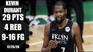 Kevin Durant scores 29 points for Nets vs. Celtics | NBA on ESPN