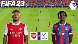 FIFA 23 | Arsenal vs Crystal Palace - English Premier League Match - PS5 Gameplay