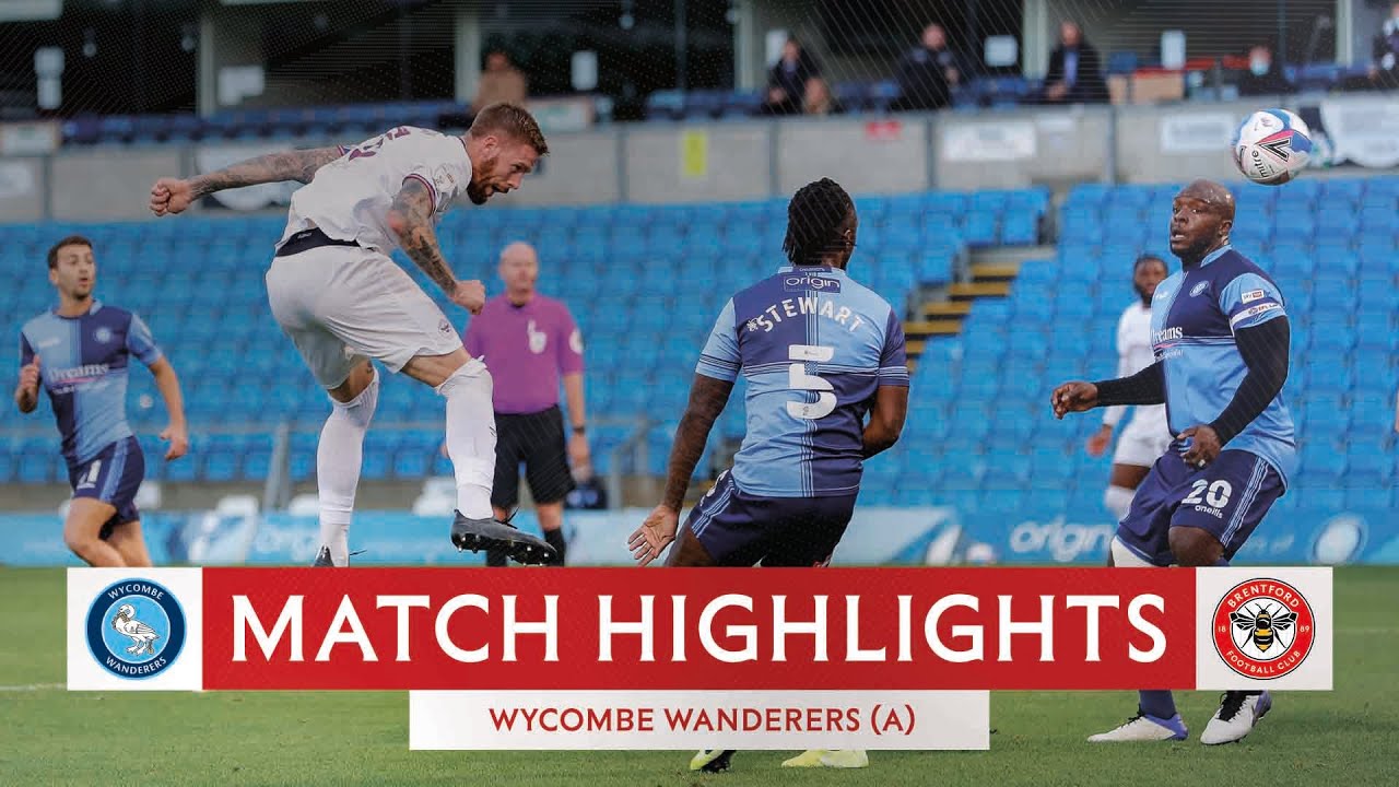 MATCH HIGHLIGHTS | Wycombe Wanderers 0 Brentford 0 | Sky Bet ...