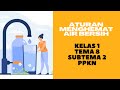 Aturan Menghemat Air - Kelas 1 Tema 8 Subtema 2 - PPKn