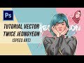 Tutorial Vector Twice Jeongyeon (Speed Art)