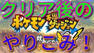 クリア後の要素！　レベル上げや主人公たちを進化させる！　　【ポケモン不思議のダンジョン救助隊DX】