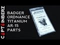 Badger Ordnance Titanium AR-15 Lower Parts