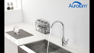 Auralum Kitchen faucet with 360° rotable — Function Display+Installation — JLJ0509 / JLJ0507 / AU24