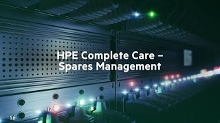 Less downtime and better business results with HPE Complete Care – Spares Management service