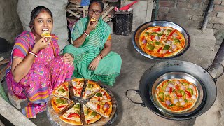 চিজ ছাড়া কমখরচে দোকানের মতো পিজ্জা তৈরি করো বাড়িতেই│Pizza Recipe│Homemade Pizza Recipe Bengali