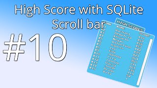 10. Unity tutorial: High score with SQLite - Scroll bar