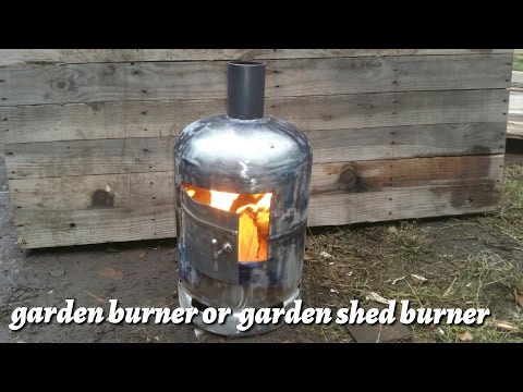 How to make a garden wood burner from a gas bottle How to make a garden wood burner from a gas bottle