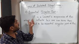 Basic Complex Analysis - Unit 3 - Lecture 8 - Essential Singular Point