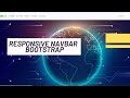 Responsive Navbar Bootstrap5| Bootstrap Navbar Tutorial |Adding logo in Navbar