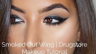 Smoked Out Wing || Drugstore Makeup Tutorial