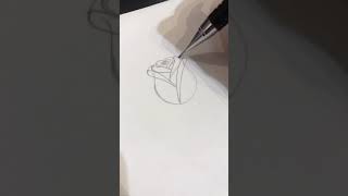 Pink rose tutorial from Newmoonprincess