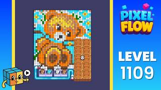 Pixel Flow Level 1109 (Hard) Walkthrough Solution