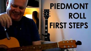 Intro to Piedmont Roll Blues Guitar Technique Fingerstyle Fingerpicking