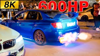 Subaru Impreza WRX STI 2.5 600HP - Brutal SOUNDS \u0026 Backfire/Anti Lag