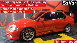 Final day of Mitsubishi Evolution car detailing by Golden1. Titan Zeus coating.S2V34