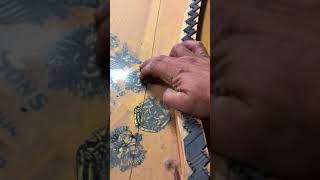 Cracked soundboard repair at Amadeus Piano Co., L.L.C.