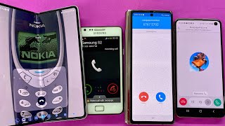 SkyPhone VS TeleGuard Incoming Call Samsung zFold3 vs Samsung S10 vs Samsung S2 vs Fold2