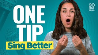 Open your mouth WIDER - sing better right away