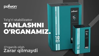 🔹Stabilizator Tanlashni O'rganamiz! | POLLWON - Stabilizatorlari Haqida !