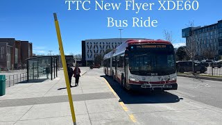 Toronto TTC 903A Kennedy - Scarborough Centre Express Bus Ride - Full Route Southbound 4/6/2024