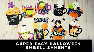 SUPER EASY HALLOWEEN EMBELLISHMENTS