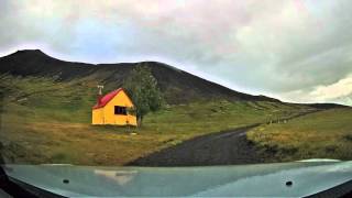 Island - Fahrt zum Gletschersee Langjökull F335