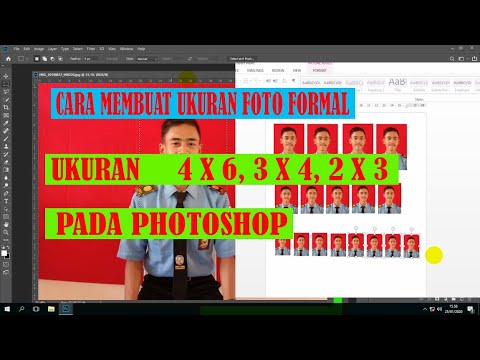 CARA MEMBUAT UKURAN FOTO FORMAL | 2X3, 3X4, Dan 4X6 PADA PHOTOSHOP ...