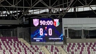 Orduspor'umuz 8-0 Ceyhanspor Maç Özeti (Golleri)