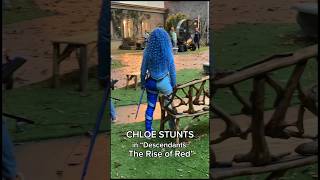 CHLOE STUNTS in Descendants: The Rise of Red 🗡️🦋✨ #descendants4 #riseofred #stunts #dominicandora