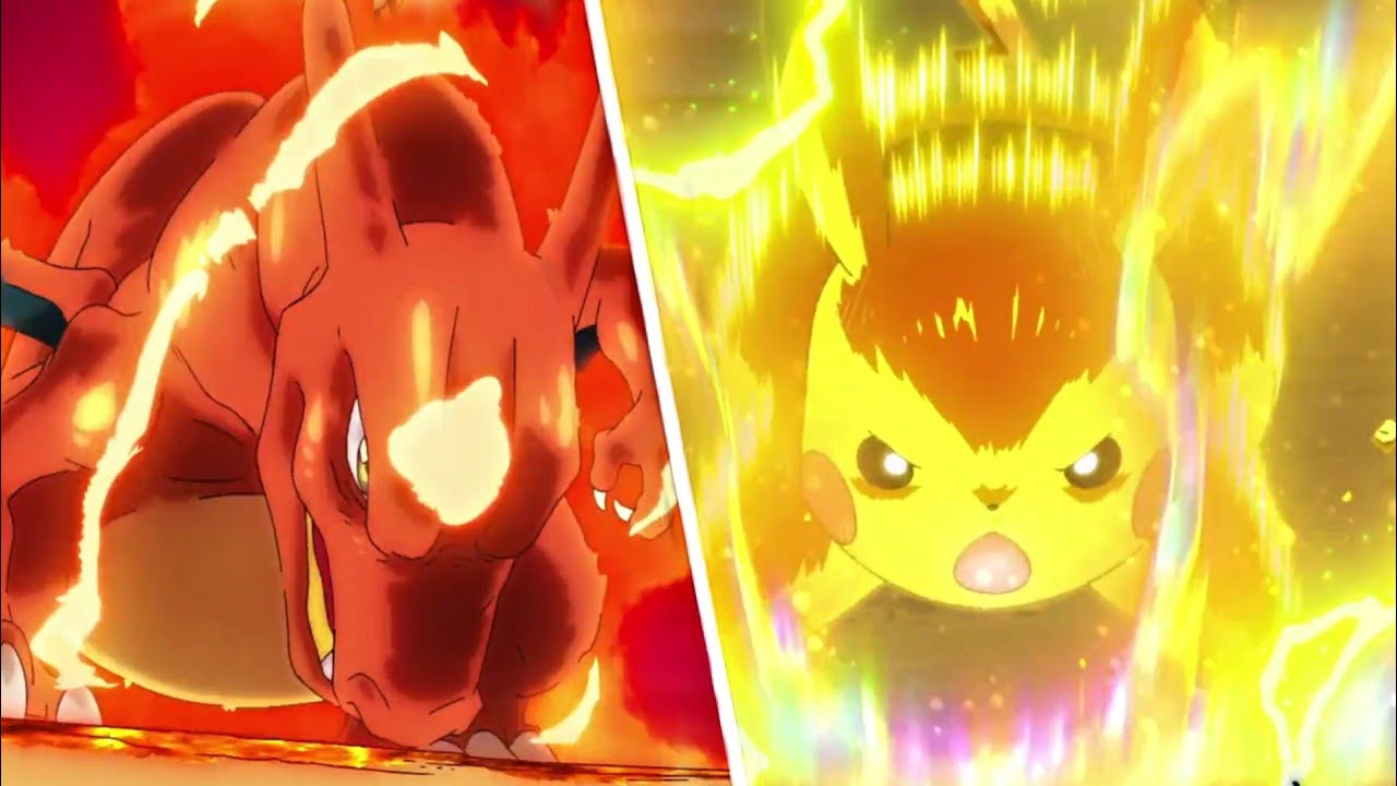 Ash Vs Leon (part 4).Charizad Vs Pikachu Final Showdown.Pokemon ...