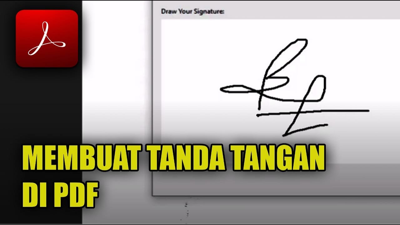 Cara Memasukan Tanda Tangan Di Pdf Tutorial Komputer Otosection - Riset