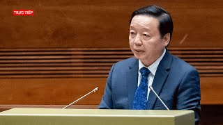 Trực tiếp: Phó thủ tướng Trần Hồng Hà trả lời chất vấn tại Quốc hội