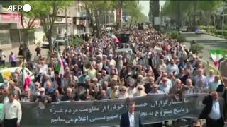 Teheran, manifestazione per la Palestina